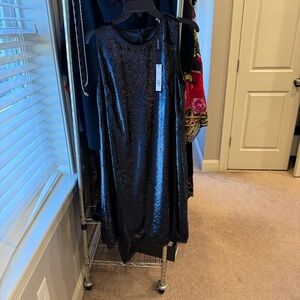 Elie Tahari Black Asymmetrical Dress